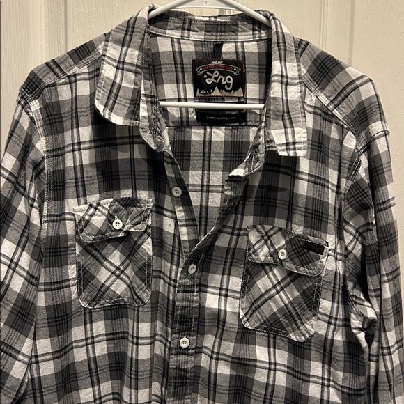 LRG Men’s Plaid Shirt Long Sleeve - Picture 1 of 3